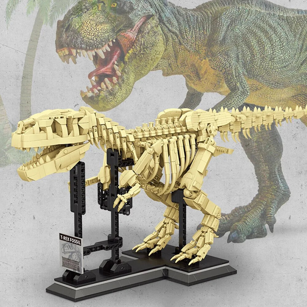 Large Tyrannosaurus Dinosaur Fossil Building Blocks