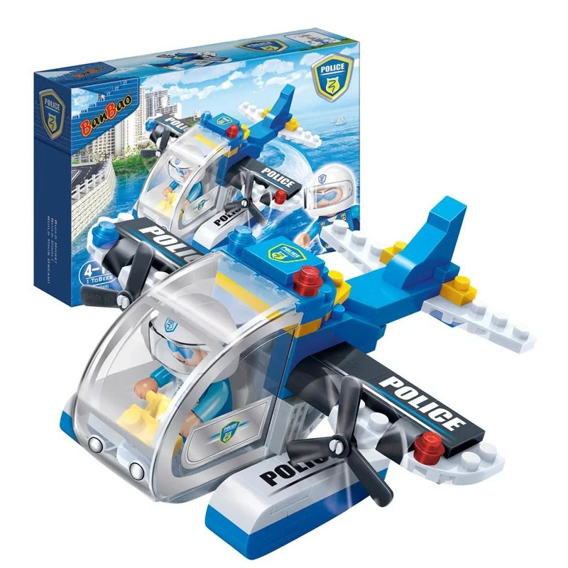 Police Plane Banbao blocks 7009