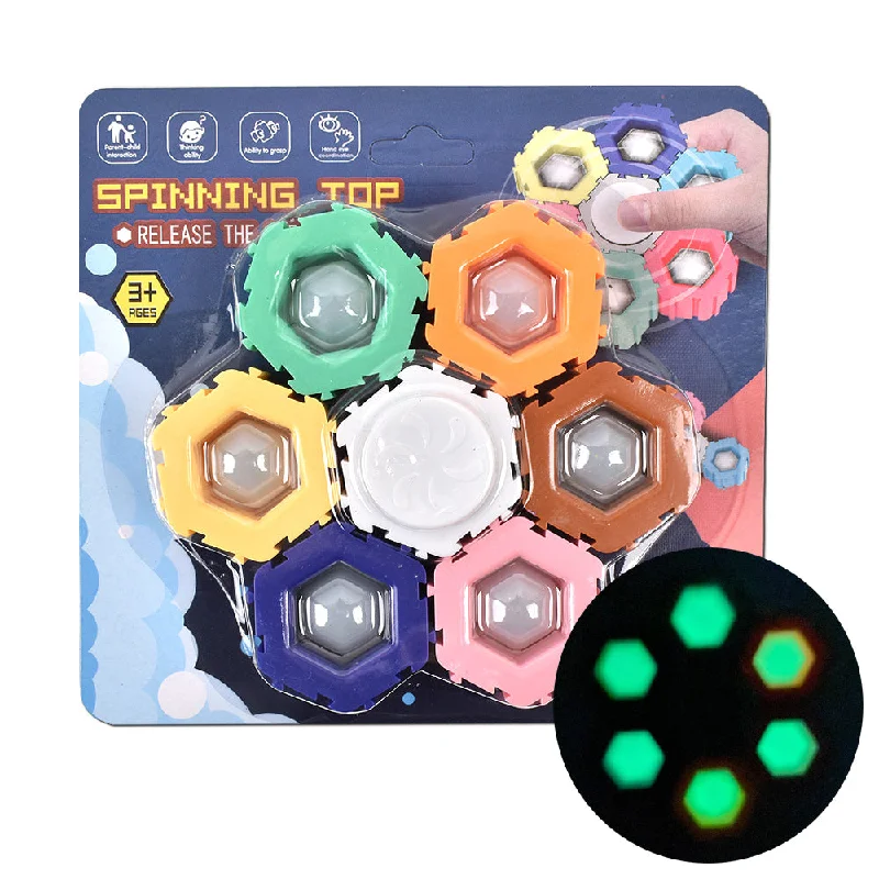 Spinning Top Stress Relief Building Blocks