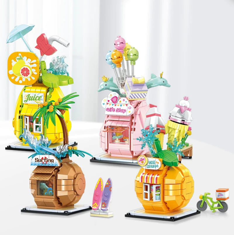 Summer Fun at Beach Building Set