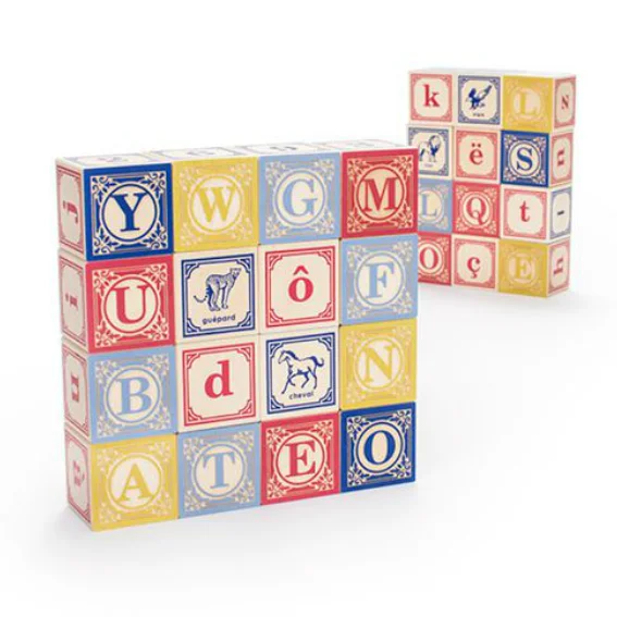 Uncle Goose French Alphabet Blocks