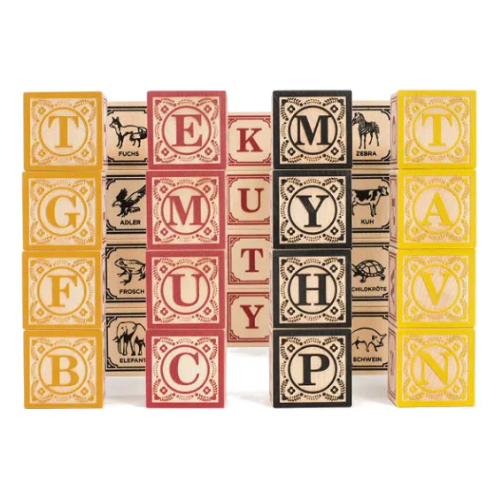 Uncle Goose German Alphabet Blocks