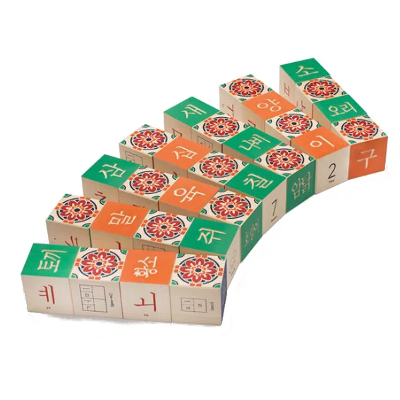 Uncle Goose Korean Alphabet Blocks