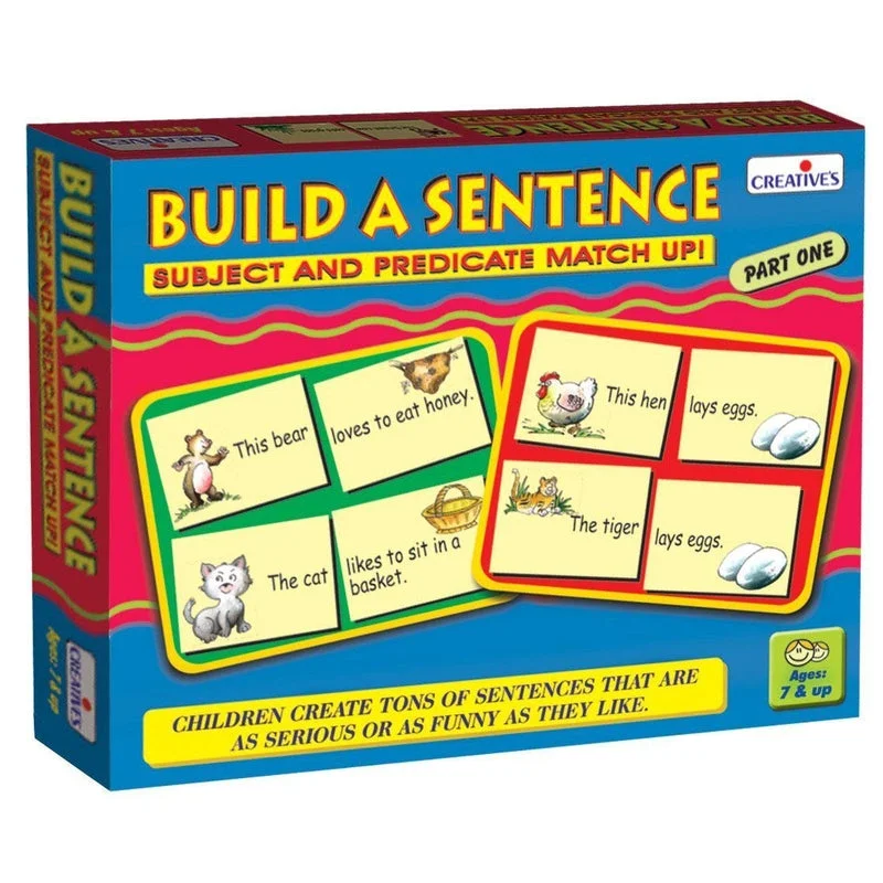 Build A Sentence - Part 1 (Alphabet and word building set)