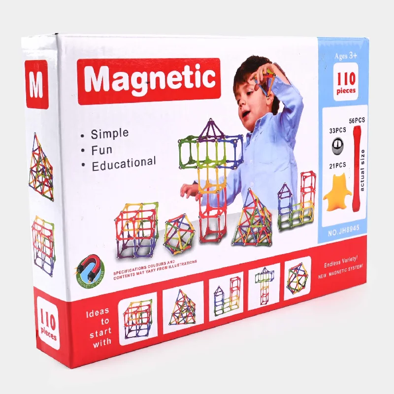 Magnetic Sticks/ Blocks 110 Pieces