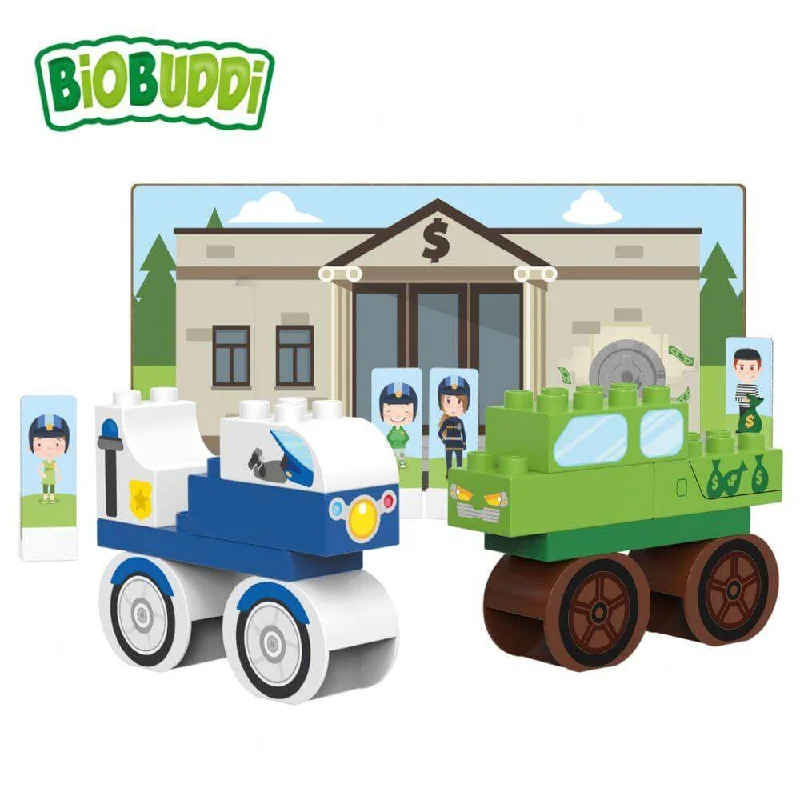 Environmentally Friendly Building blocks Town Bank age 1.5 to 6 years