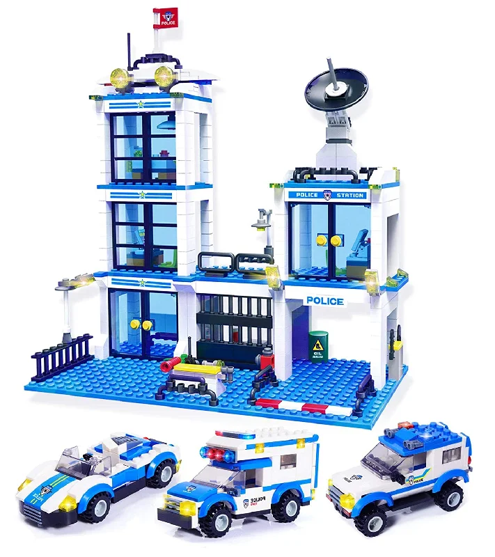 Build Me Up Blocks  Police Car -107 Pieces