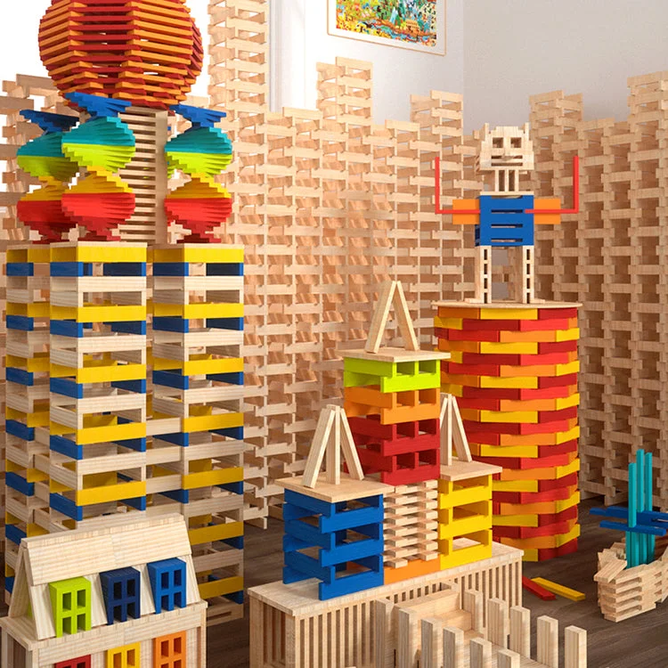 Creative Tower City Wood Blocks