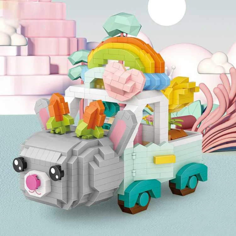 Diamond Building Blocks | Rabbit Car