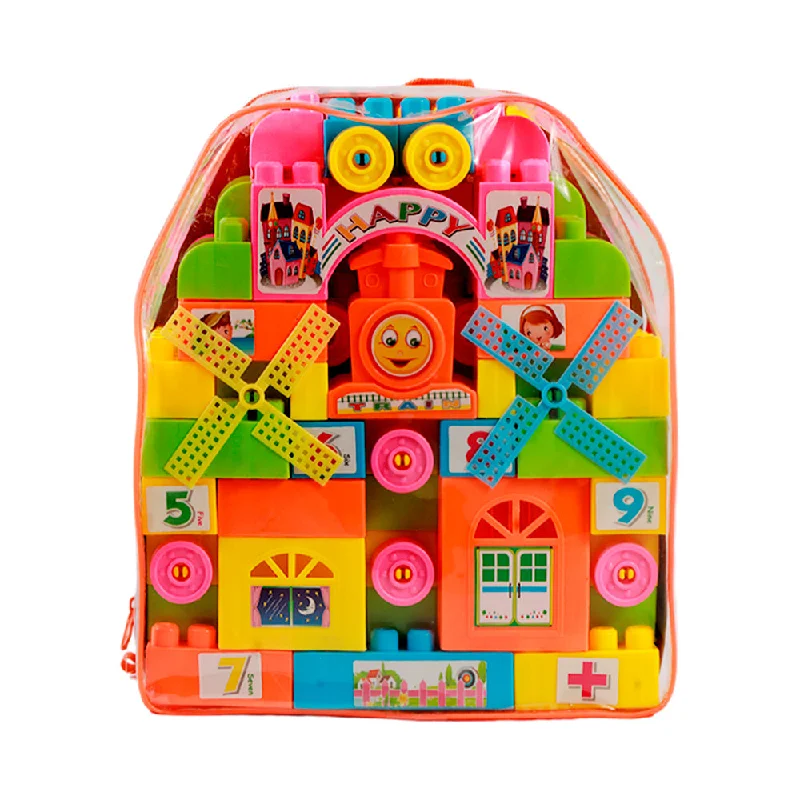 FX0518 BUILDING BLOCKS IN BAG SET 93PCS D