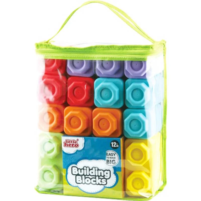 Little Hero Building Blocks Multicolour- 30 Pieces