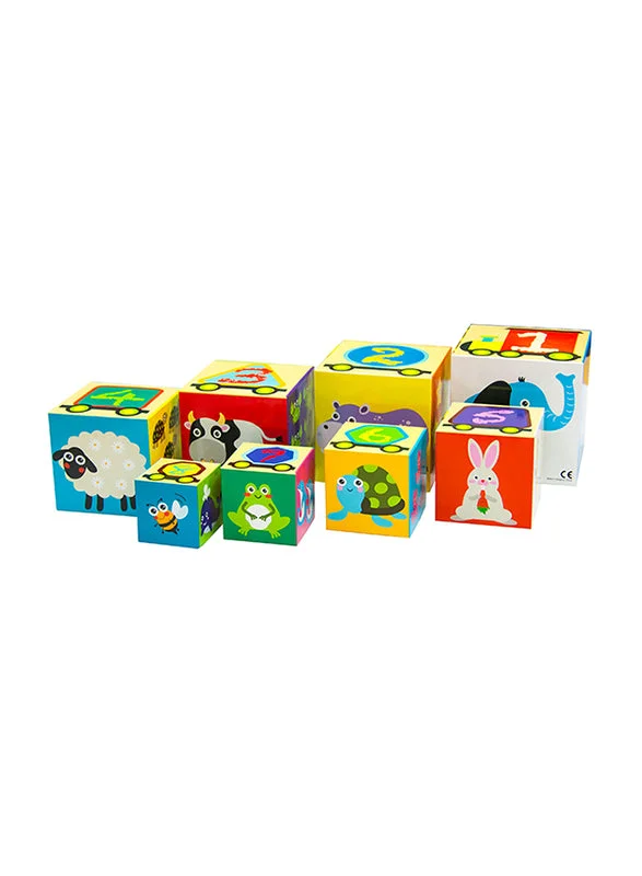 Little Hero Educational Blocks Multicolour - 8 Pieces