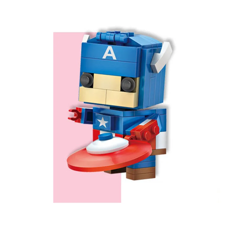 Mini Brickheadz Blocks | Captain America