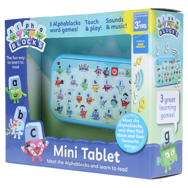 Alphablocks Mini Tablet Toy: The Fun Way To Learn to Read - Ages 3+ - Educational Toy