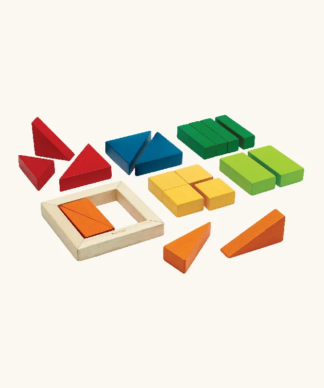 PlanToys Coloured Fraction Blocks