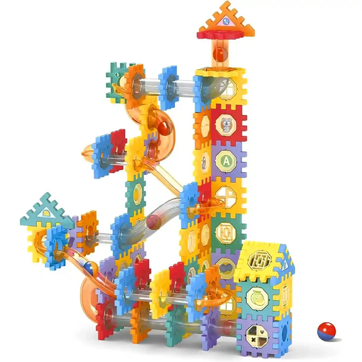 Rolling Ball Tubes And Blocks Educational STEM Toys for Kids