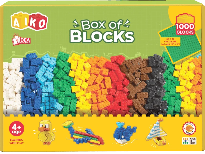 Box of Blocks 1000-Piece Building Blocks