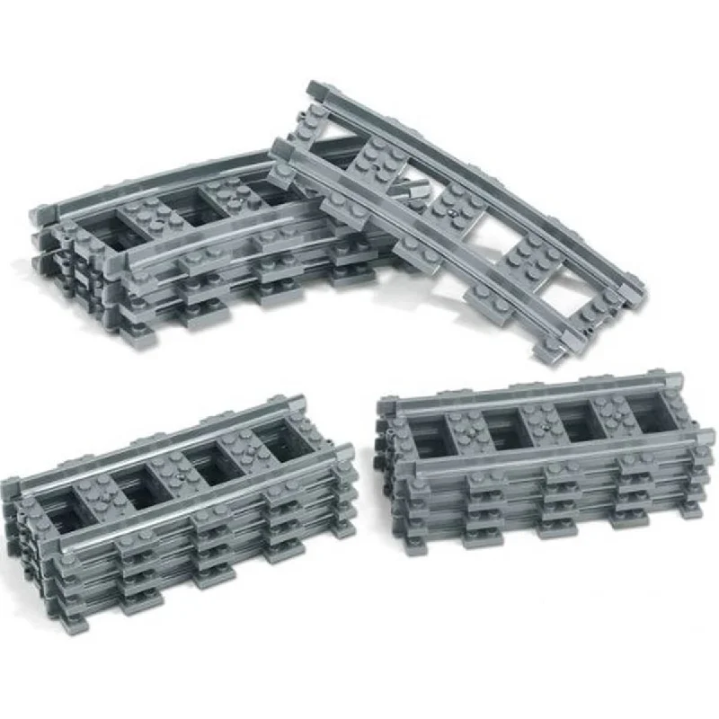 Flexible Train Tracks Building Blocks Set | 24-Pieces