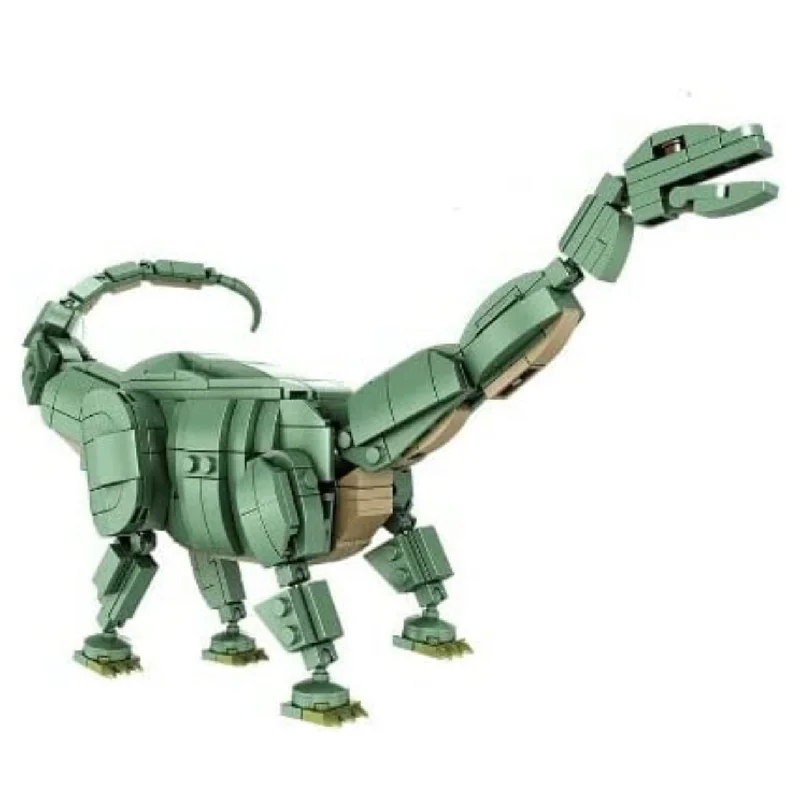 Brontosaurus and Brontosaurus Fossil 2 in 1 Dinosaur Building Blocks Toy Brick Set  | General Jim's Toys