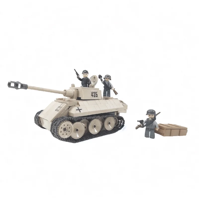 German WW2 VK1602 Leopard Building Blocks Toy Tank Set