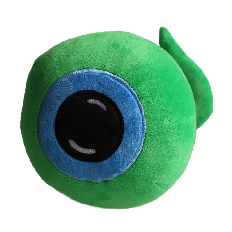 Green eyes plush toy