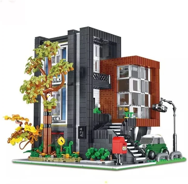 Modern Architecture City Street View Modular City Building Blocks Set| General Jim's Toys