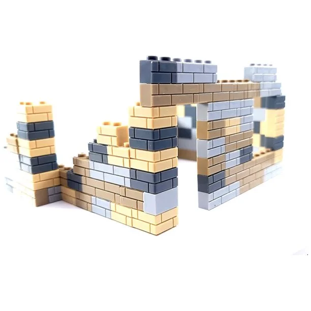 Toy Military Building Blocks Battle Scene Wall Set | General Jim's Toys