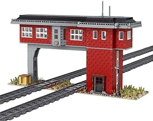 Railroad Signal Station Building Blocks Toy Bricks Set | General Jim's Toys