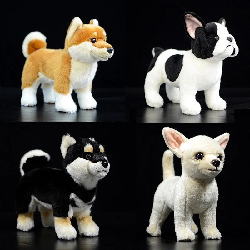 Simulation dog plush toy