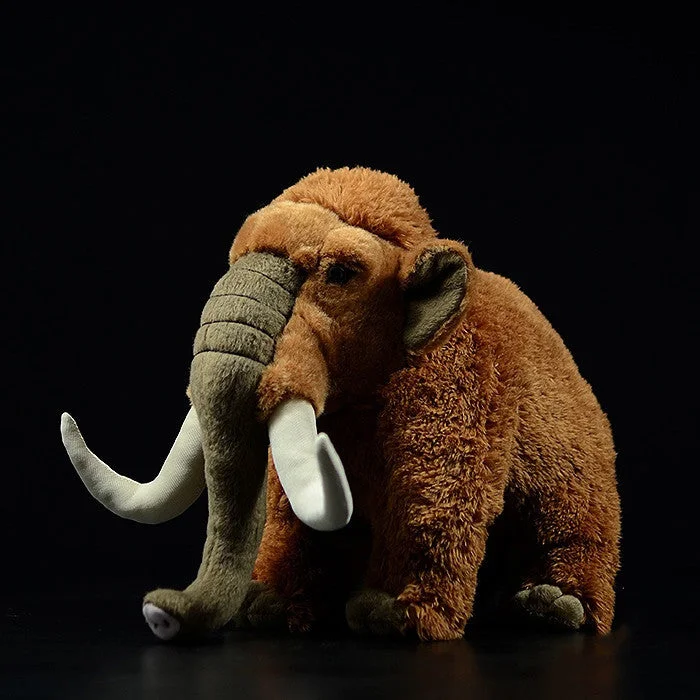 Simulation Mammoth Doll Mammoth Plush Toy Mammoth Simulation Animal Plush Toy 33CM