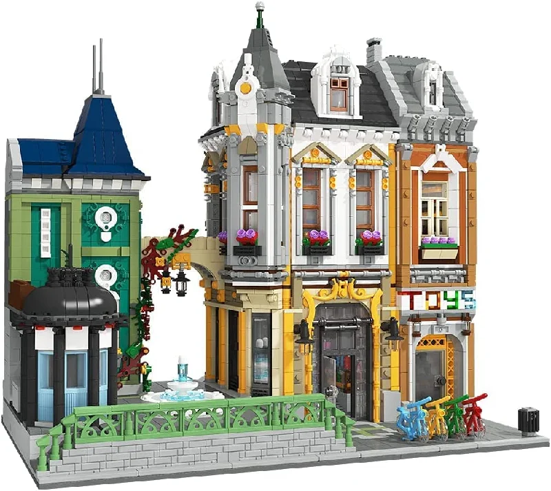 Toy Square Store Modular City Building Blocks Set | General Jim's Toys