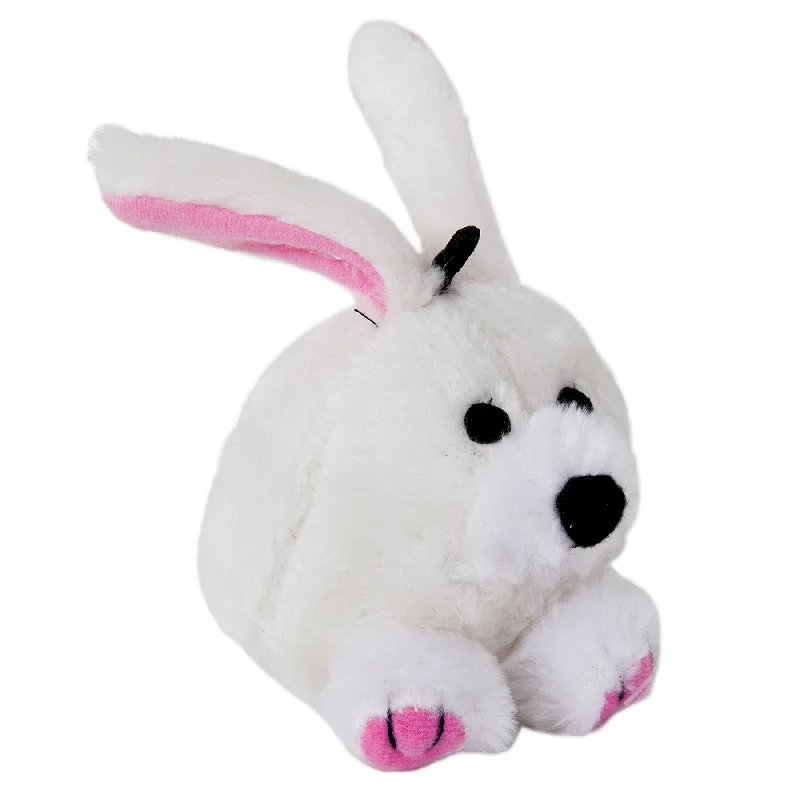 Zoobilee Rabbit Squatters Plush Dog Toy