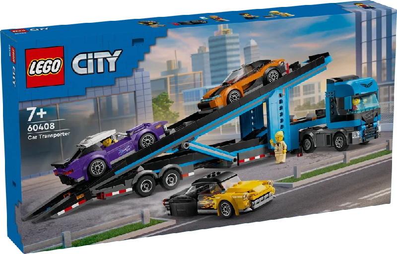 LEGO City Car Transporter Truck with Sports Cars 60408