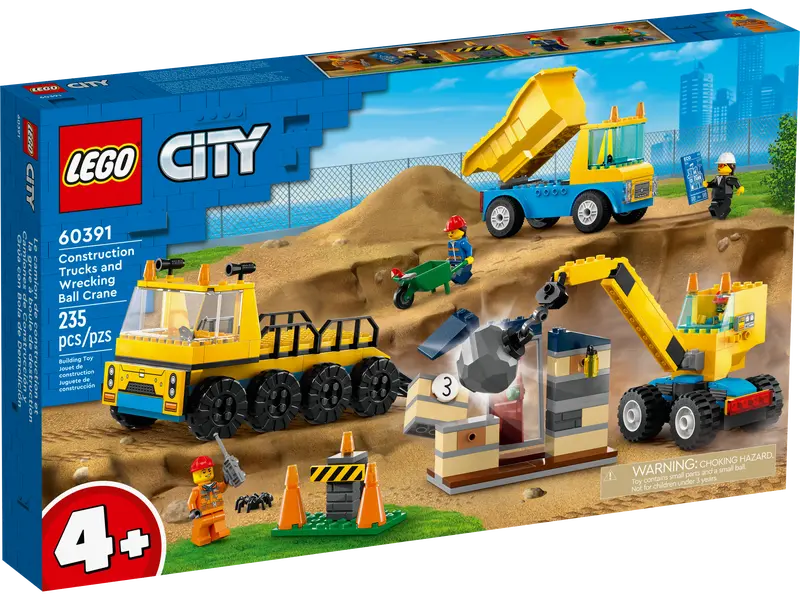 LEGO City Construction and Wrecking Ball Crane