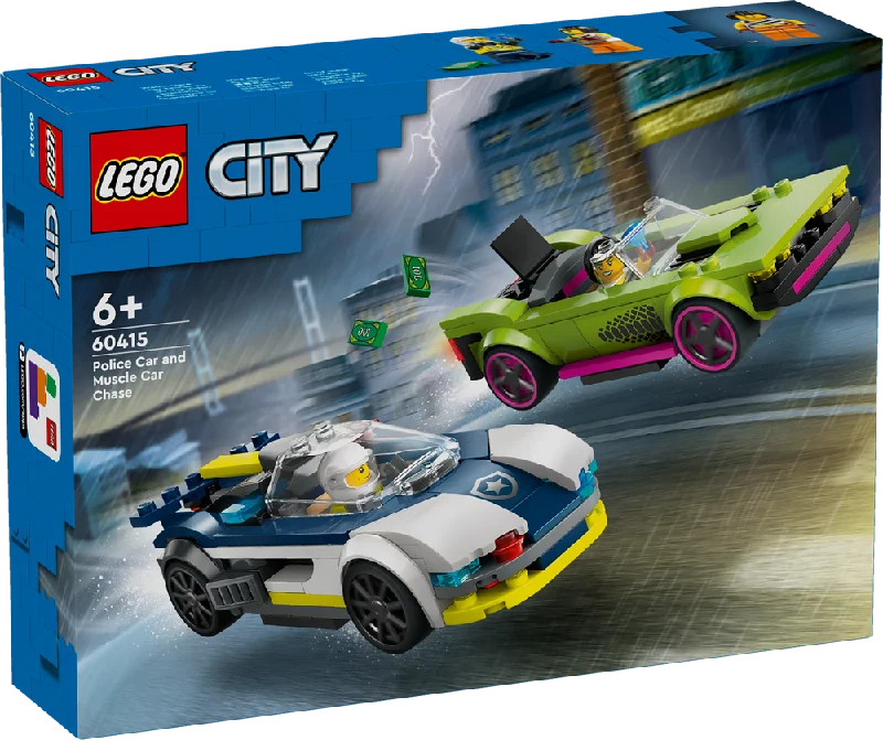 LEGO CITY Police Car and Muscle Car Chase 60415