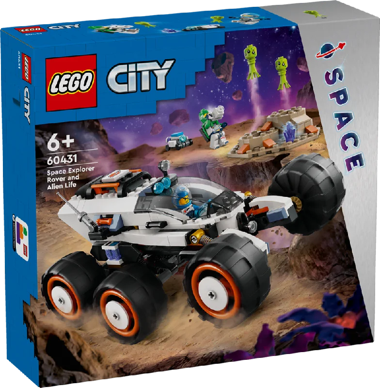 LEGO CITY Space Explorer Rover and Alien Life 60431