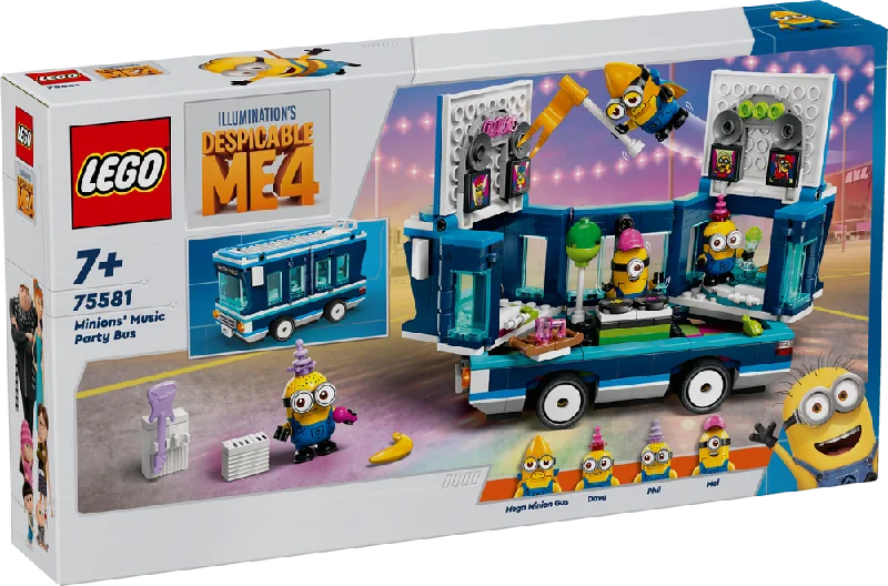 LEGO Despicable Me Minions? Music Party Bus 75581