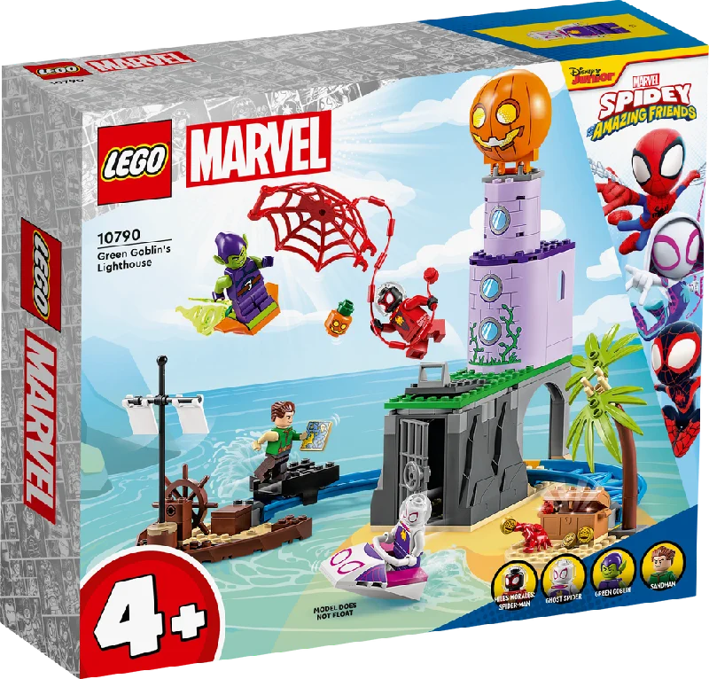 LEGO Marvel Team Spidey at Green Goblins Lighthouse 10790