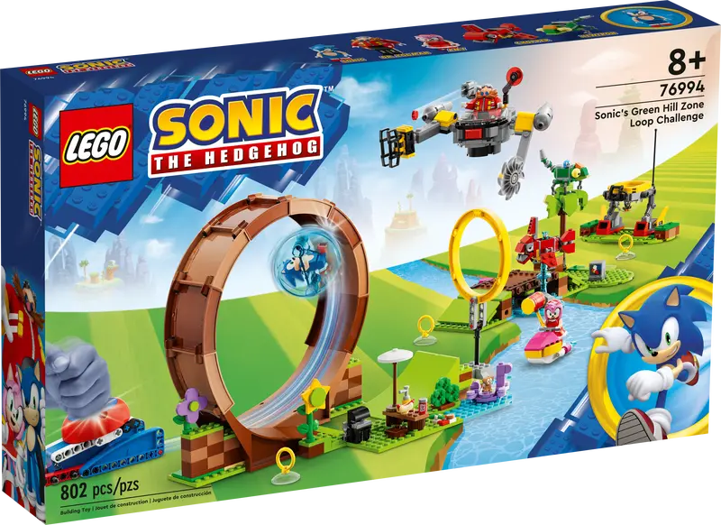 LEGO Sonic the Hedgehog: Sonic's Green Hill Zone Loop Challenge Set