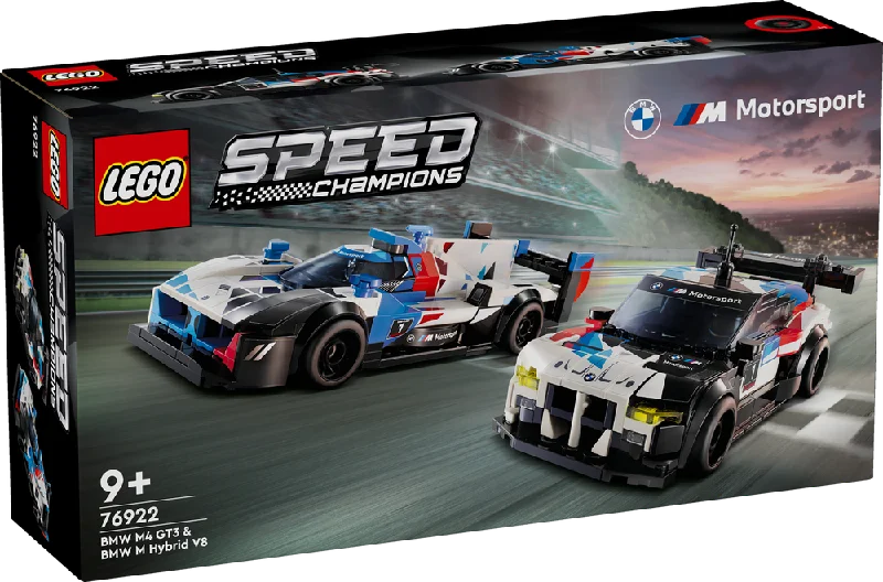 LEGO Speed Champions BMW M4 GT3 & BMW M Hybrid V8 Race Cars 76922