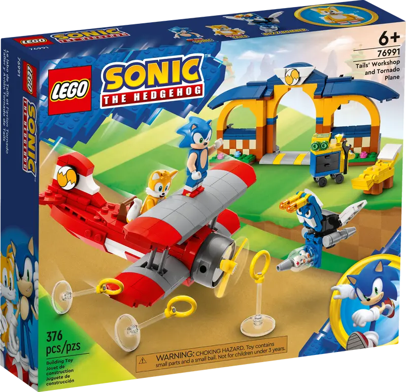 LEGO Sonic the Hedgehog: Tails' Workshop and Tornado Plane