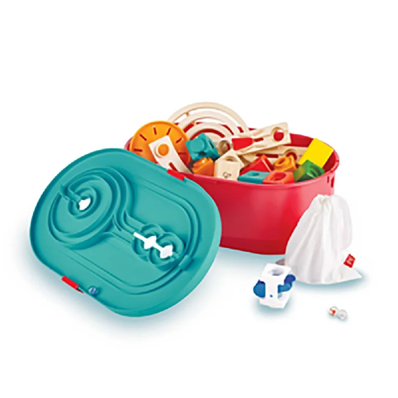 Hape Quadrilla Stack Track Bucket Set